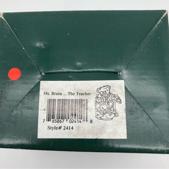 Boyds Bears & Friends Ms. Bruin The Teacher figurine Nativity series #4 - Picture 8 of 13